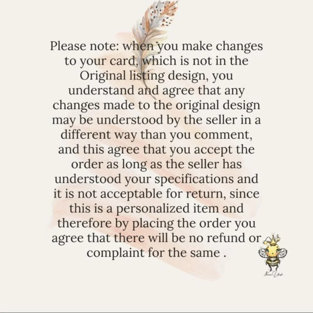 Colored Floral 100 Thank You Customer Card - Picture 10 of 11